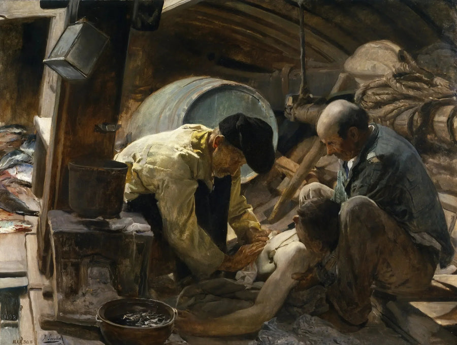 Og så siger de, at fisken er dyr! - Joaquín Sorolla