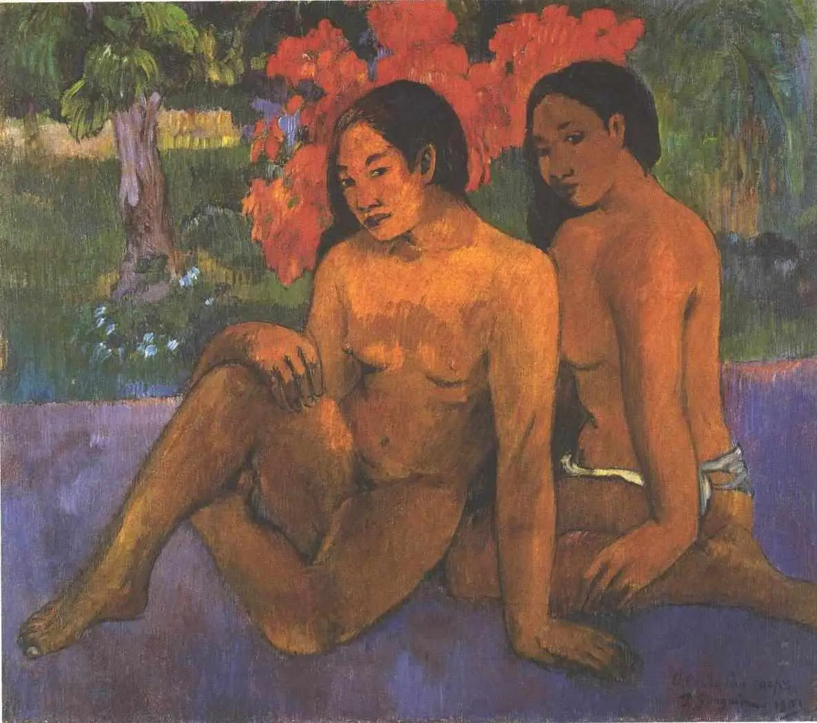 Et l'or de leur corps - Paul Gauguin image 1 copie de tableau peinte à la main