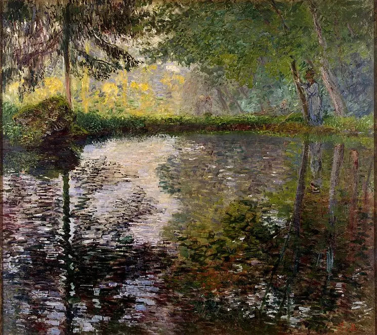 Dam ved Montgeron - Claude Monet