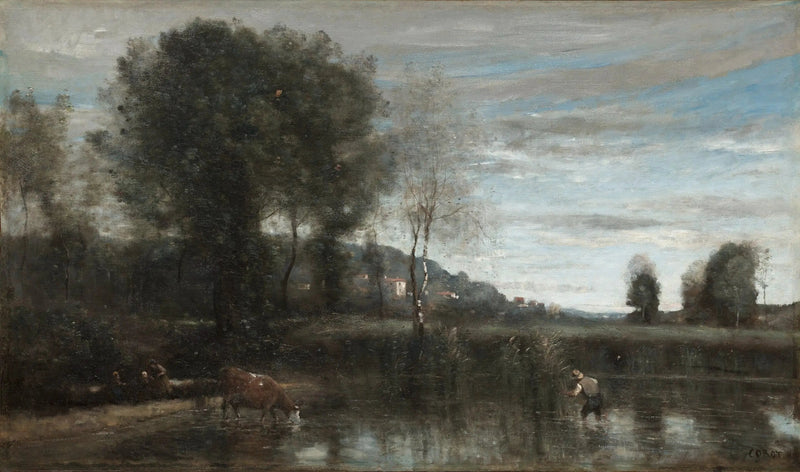 Ville-d'Avray Sø - Jean-Baptiste Camille Corot
