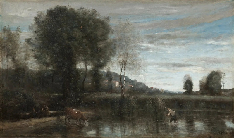 Ville-d'Avray Sø - Jean-Baptiste Camille Corot