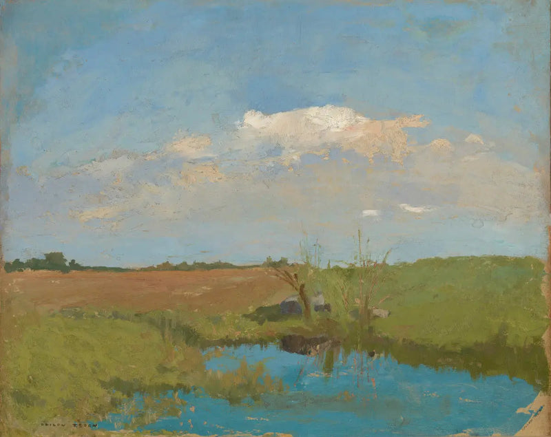 Sø i Landes - Odilon Redon