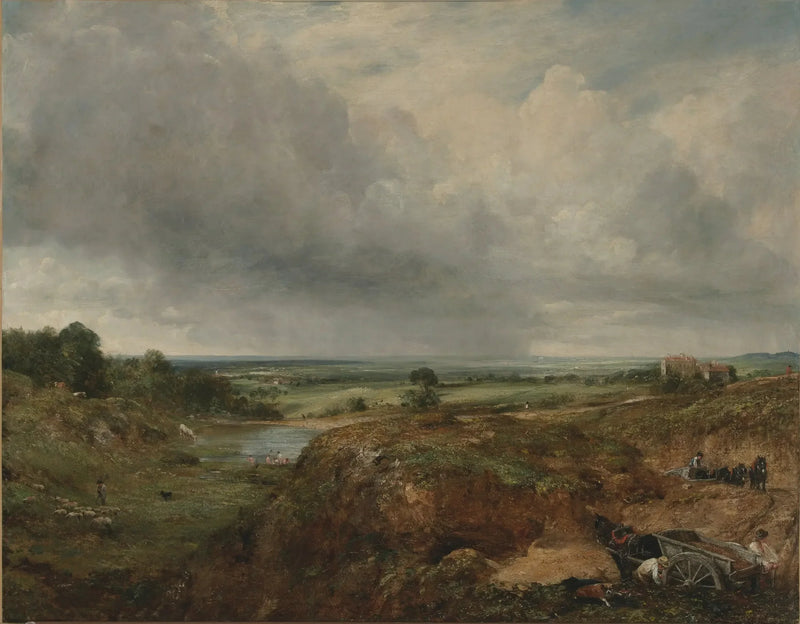 Branch Hill Dam, Hampstead Heath (1824) - John Constable