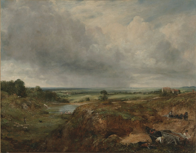 Branch Hill Dam, Hampstead Heath (1824) - John Constable