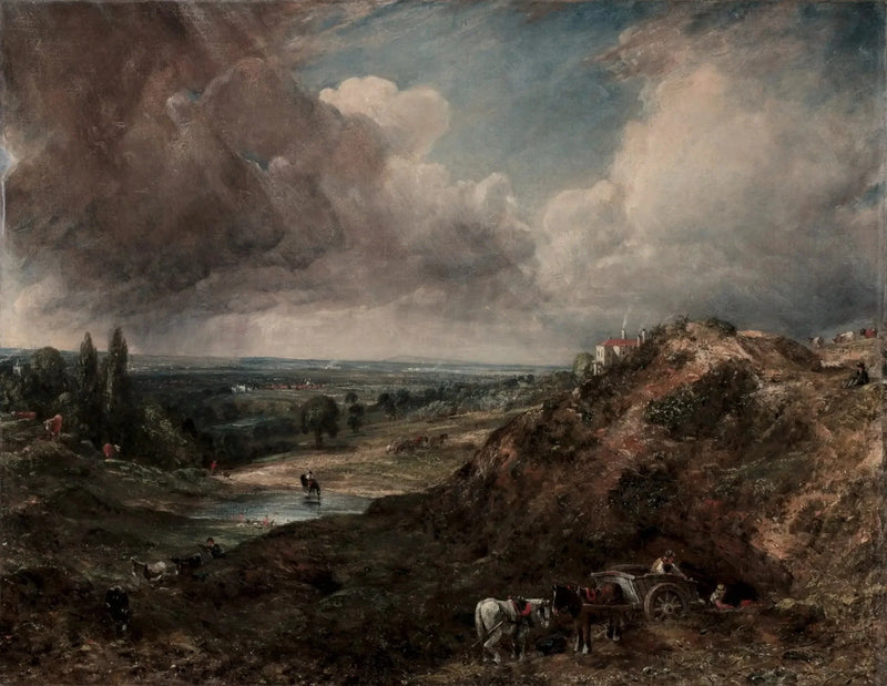 Branch Hill Dam, Hampstead - John Constable