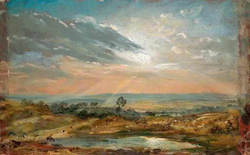 Branch Hill Sø, Hampstead - John Constable