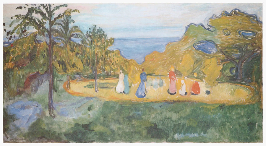 Sommer i parken (Linde Frise) - Edvard Munch