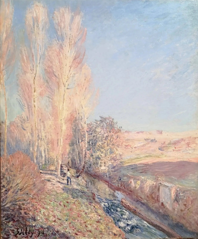 Sankt Martin Sommer, nær Moret-sur-Loing - Alfred Sisley