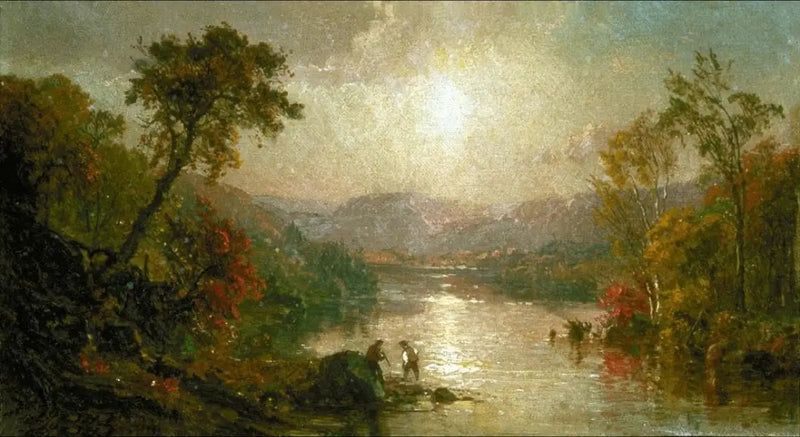 Efterårsindianer - Jasper Francis Cropsey