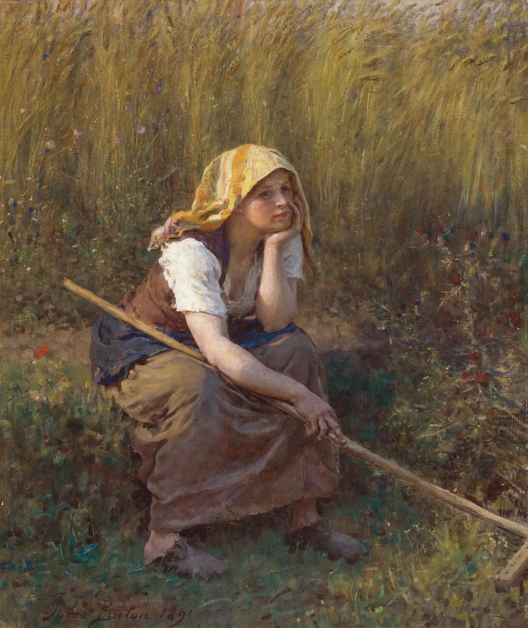 Été - Jules Breton - Alpha Reproduction
