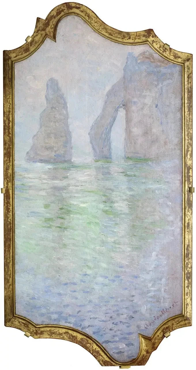 Étretat, L'Aiguille og Porte d'Aval W1043 - Claude Monet
