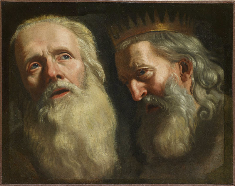 Studie af ældres hoveder - Philippe de Champaigne