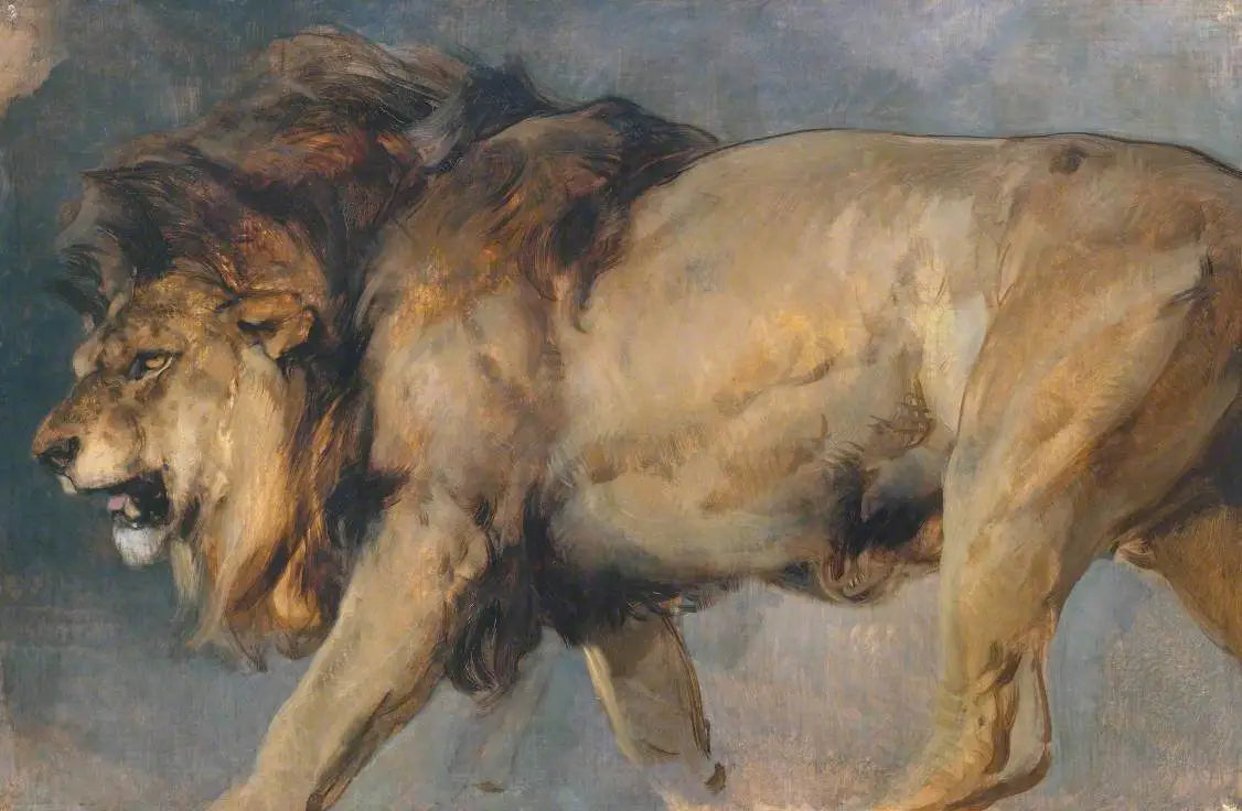 Étude d’un lion - Edwin Henry Landseer - Alpha Reproduction
