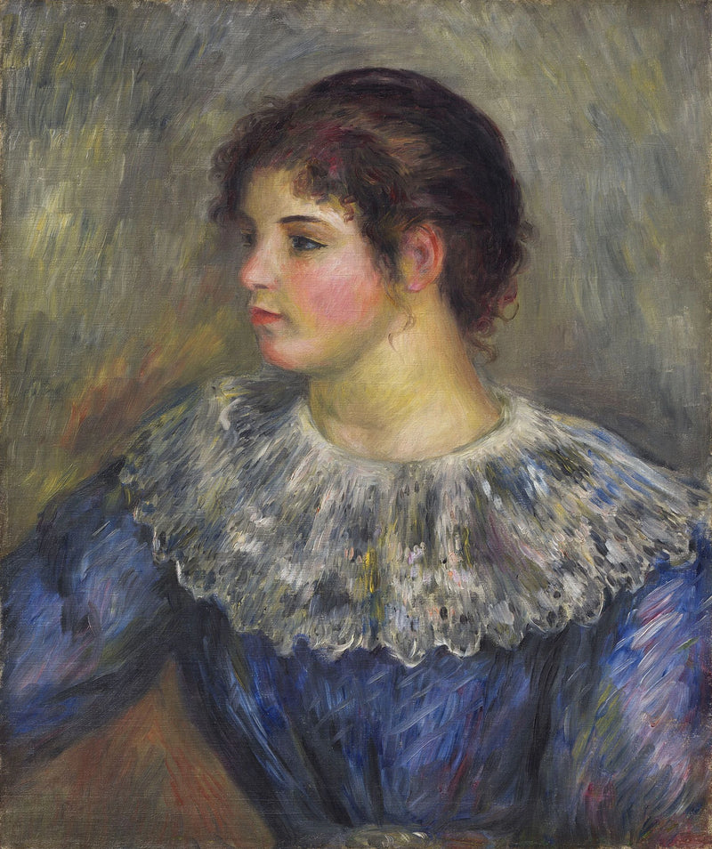 Busteportræt af ung pige - Pierre-Auguste Renoir