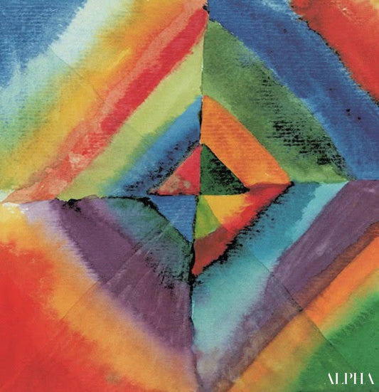 Farvestudier - Vassily Kandinsky - Reproduktioner af malerier og højkvalitets malerier