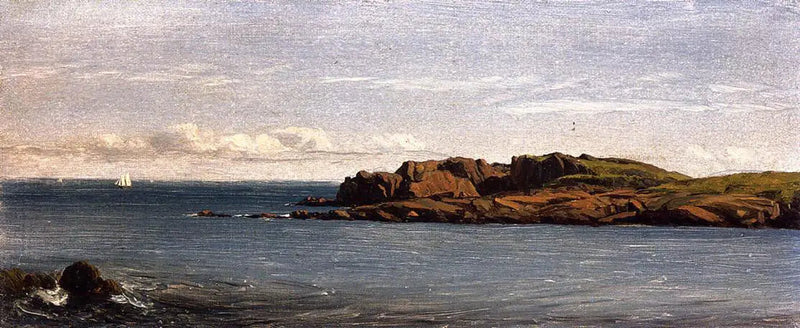 Studere på Massachusetts-kysten - Sanford Robinson Gifford