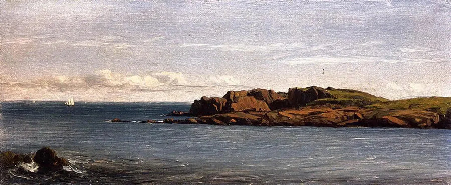 Studere på Massachusetts-kysten - Sanford Robinson Gifford
