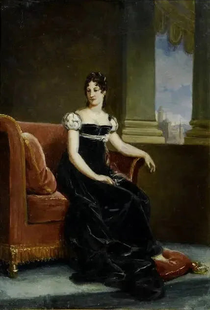 Eugénie-Bernardine-Désirée Clary, reine de Suède (1781-1860) - François Gérard image 1 reproduction d’œuvre d’art à l’huile