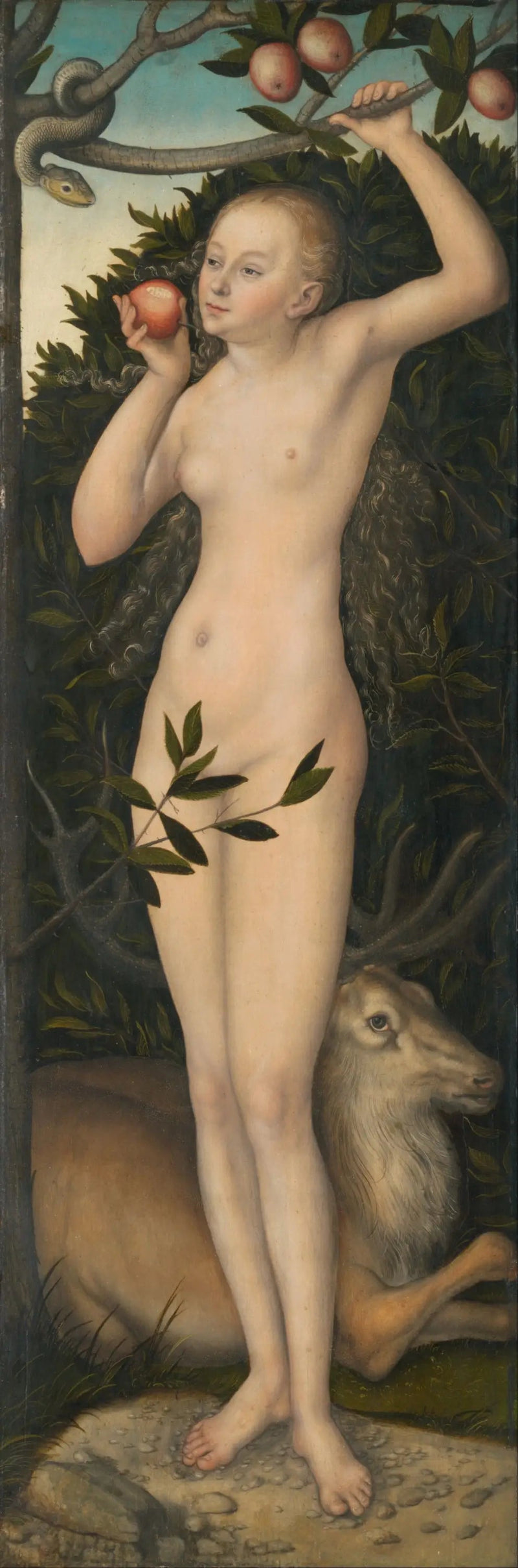 Eve - Lucas Cranach den Ældre