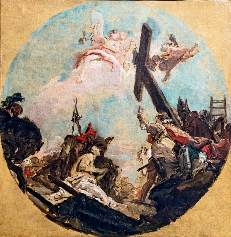 Højtidelighed af Korset og Hellig Helene - Giovanni Battista Tiepolo