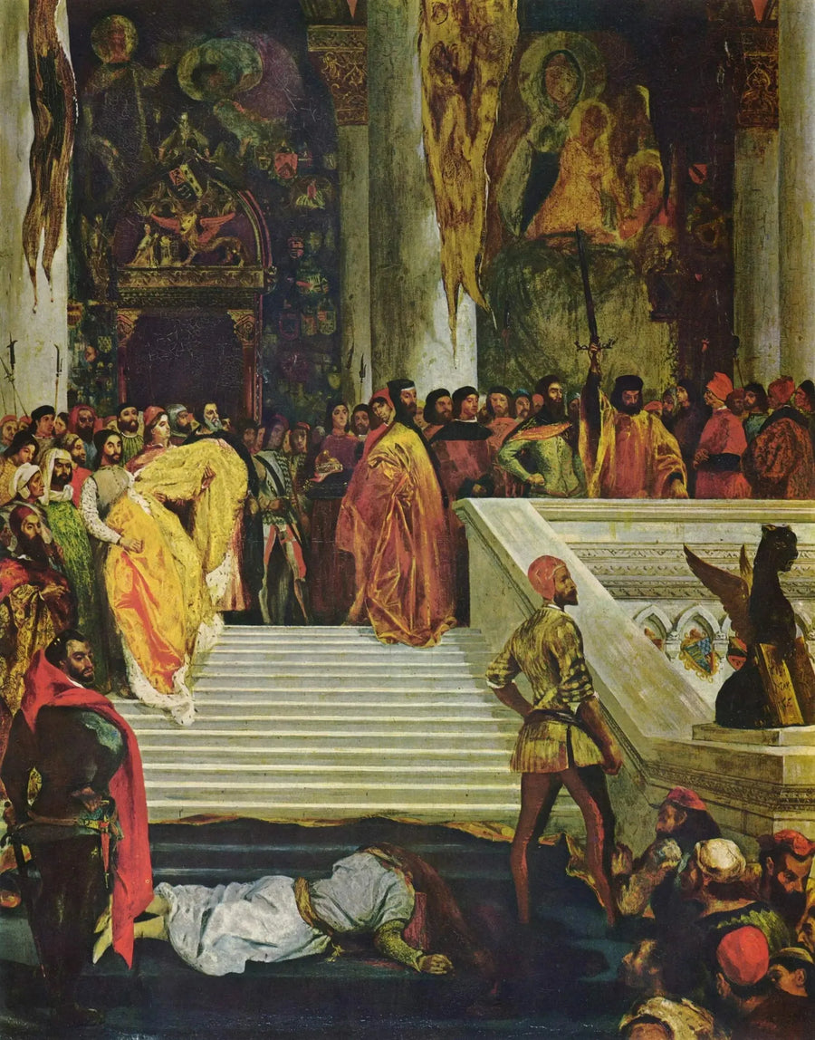 Udførelsen af dogen Marino Faliero - Eugène Delacroix