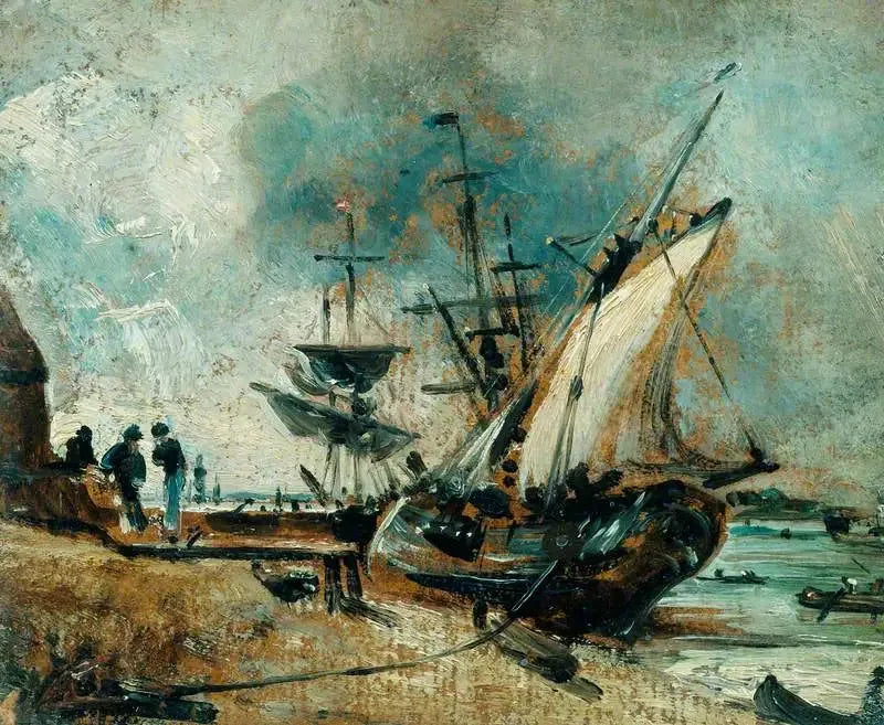 Eksport til Orwell, nær Ipswich - John Constable