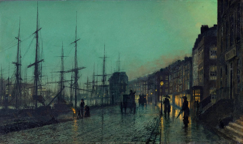 Forsendelse på Clyde - John Atkinson Grimshaw