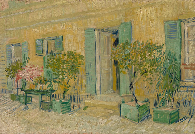 Udvendigt af en restaurant i Asnières - Vincent van Gogh
