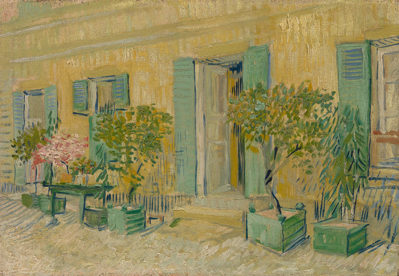 Udvendigt af en restaurant i Asnières - Vincent van Gogh