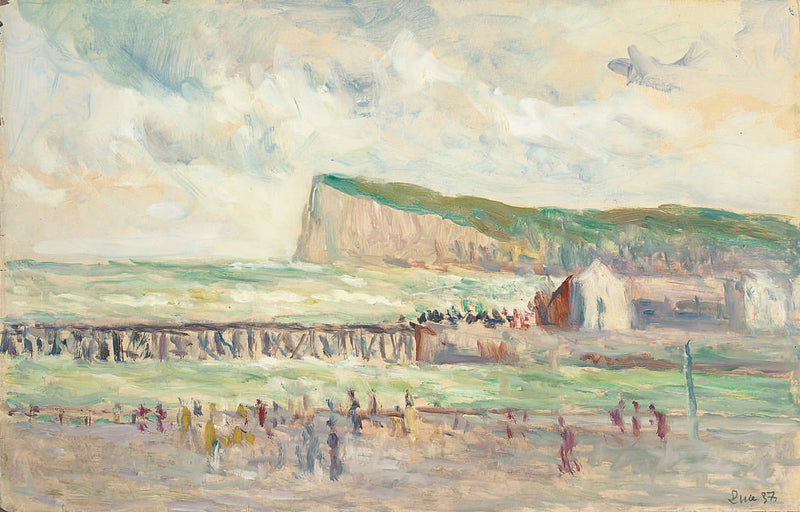 Havklippe nær Tréport - Maximilien Luce