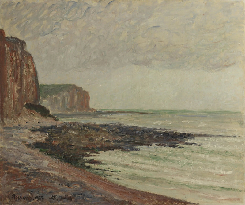 Klipperne ved Petites-Dalles - Camille Pissarro