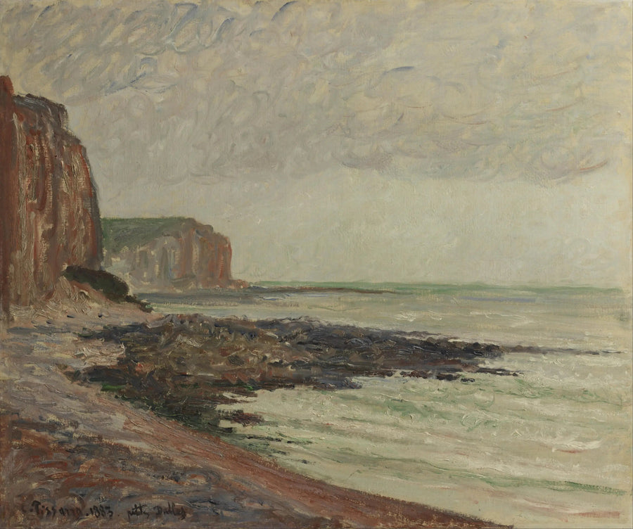 Klipperne ved Petites-Dalles - Camille Pissarro