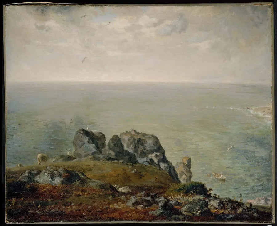 Klipper ved Gruchy - Jean-François Millet