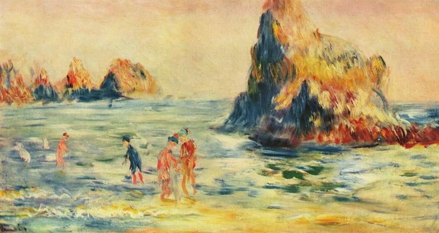 Klipperne ved Guernsey - Pierre-Auguste Renoir