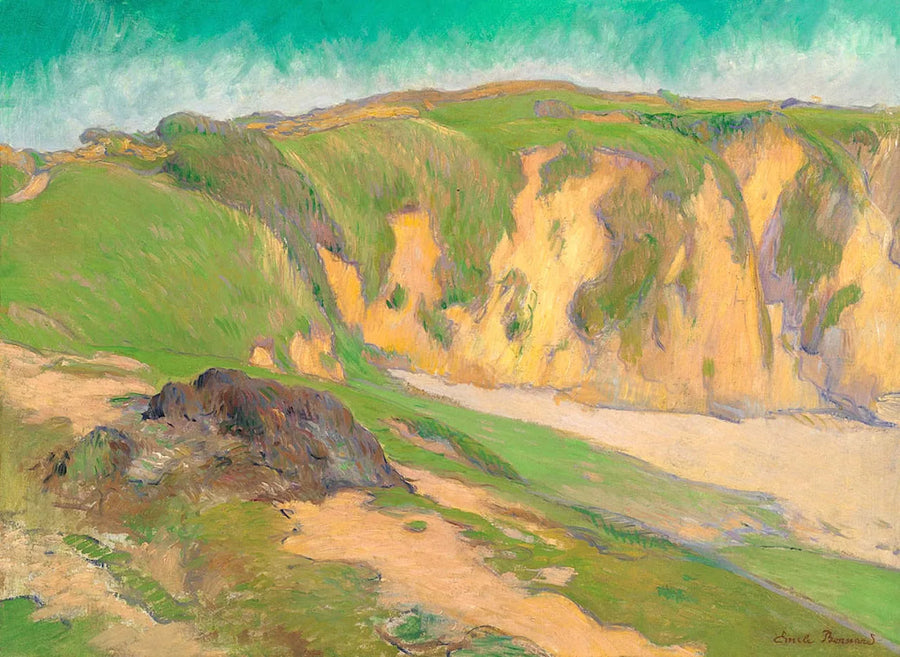 Klipper ved klipperne, Le Pouldu - Émile Bernard