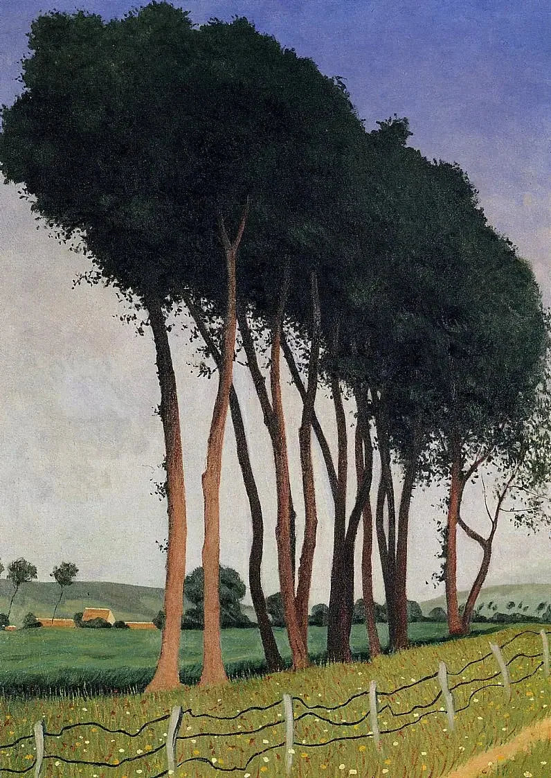 Familie af træer - Félix Vallotton