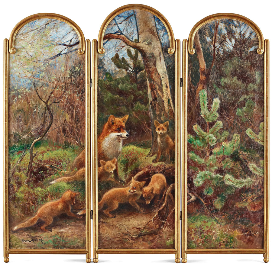 Famille Fox - Bruno Liljefors