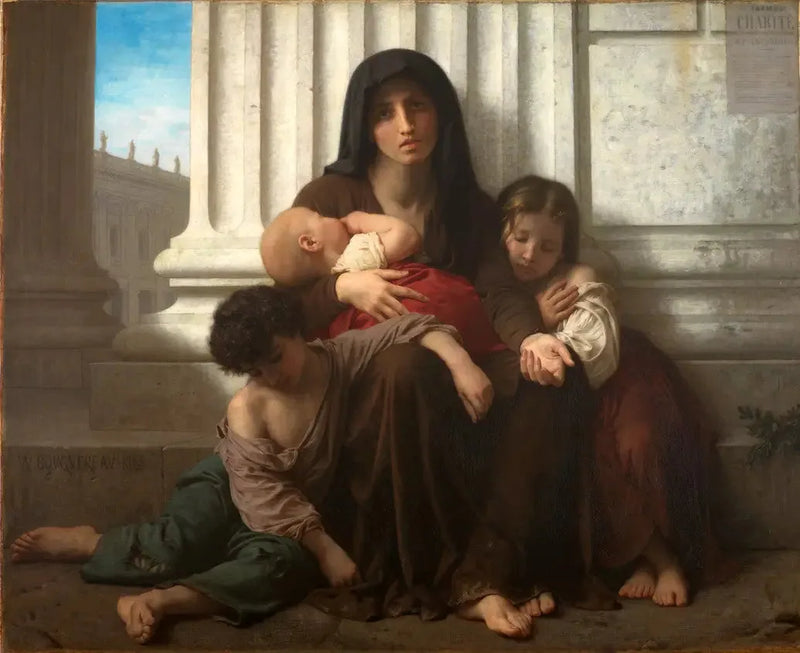 Indigent familie - Bouguereau