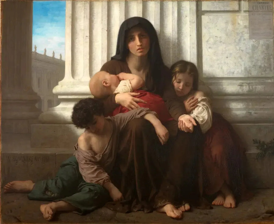Indigent familie - Bouguereau