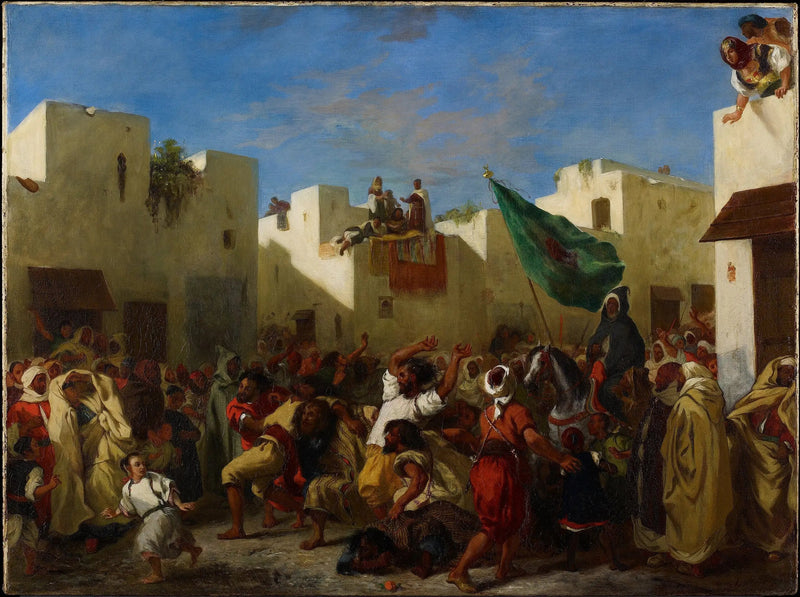 Tanger-fanatikere - Eugène Delacroix