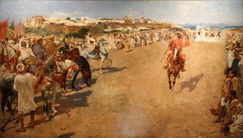 Arabisk fantasi - Théo van Rysselberghe