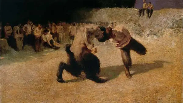 Fauner i Kamp - Franz von Stuck