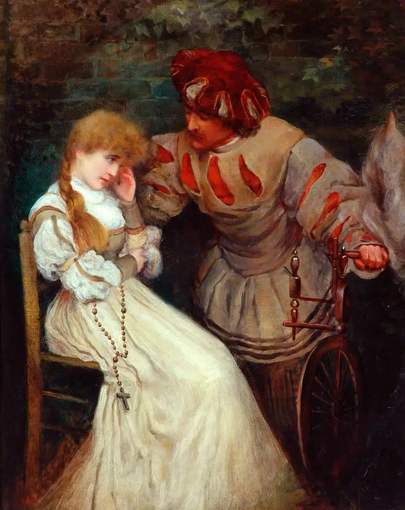 Faust og Margarete - Frederic Leighton