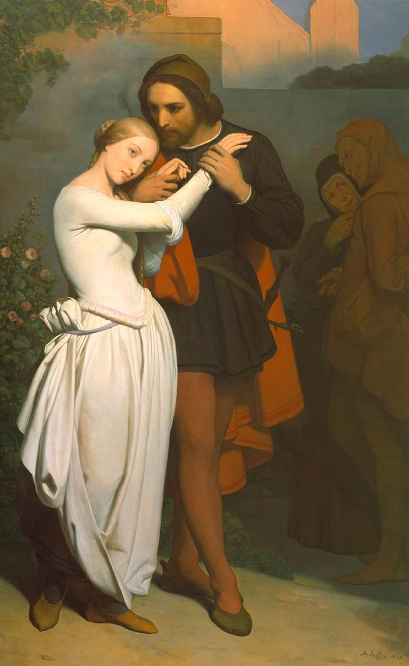 Faust og Margarete (Forførelse) - Ary Scheffer