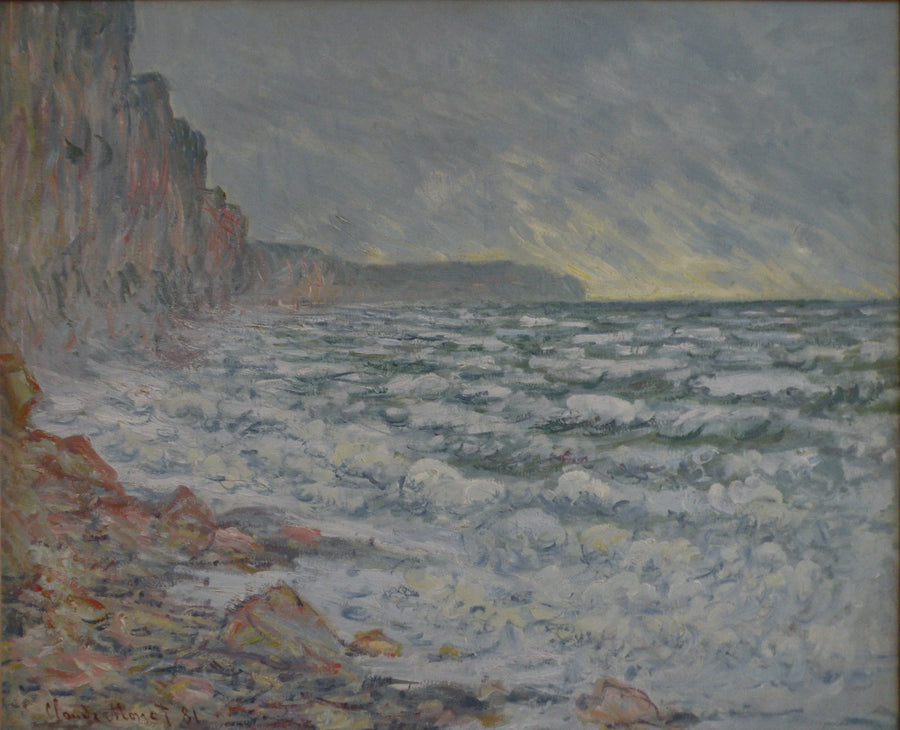 Fécamp, kystlinje - Claude Monet