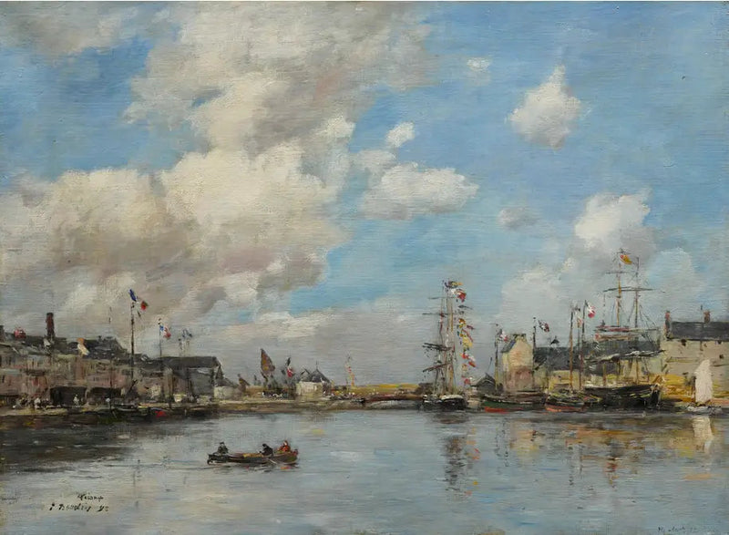 Fécamp, bassinet - Eugène Boudin