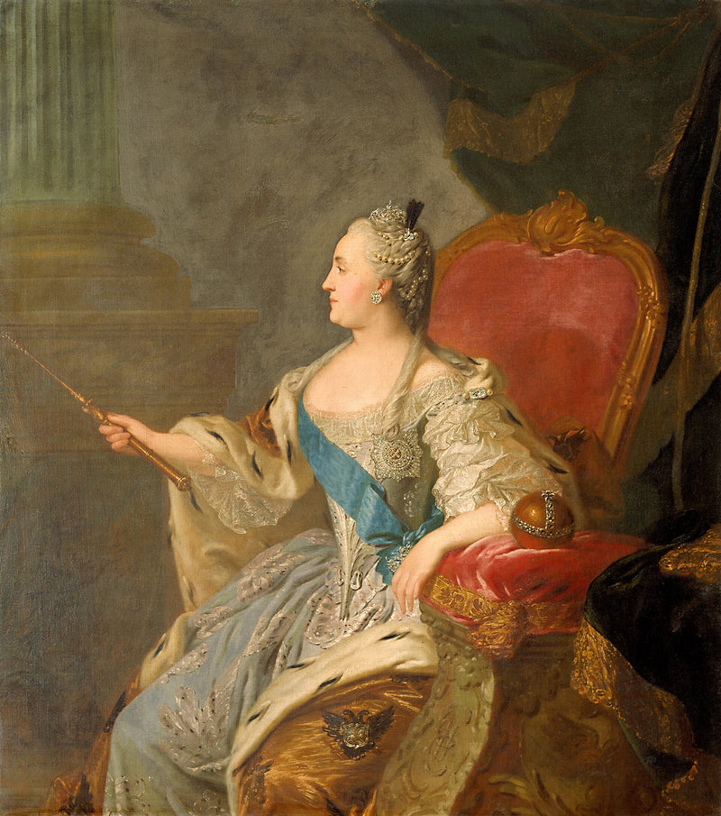 Portrait de Catherine II - Fiodor Rokotov