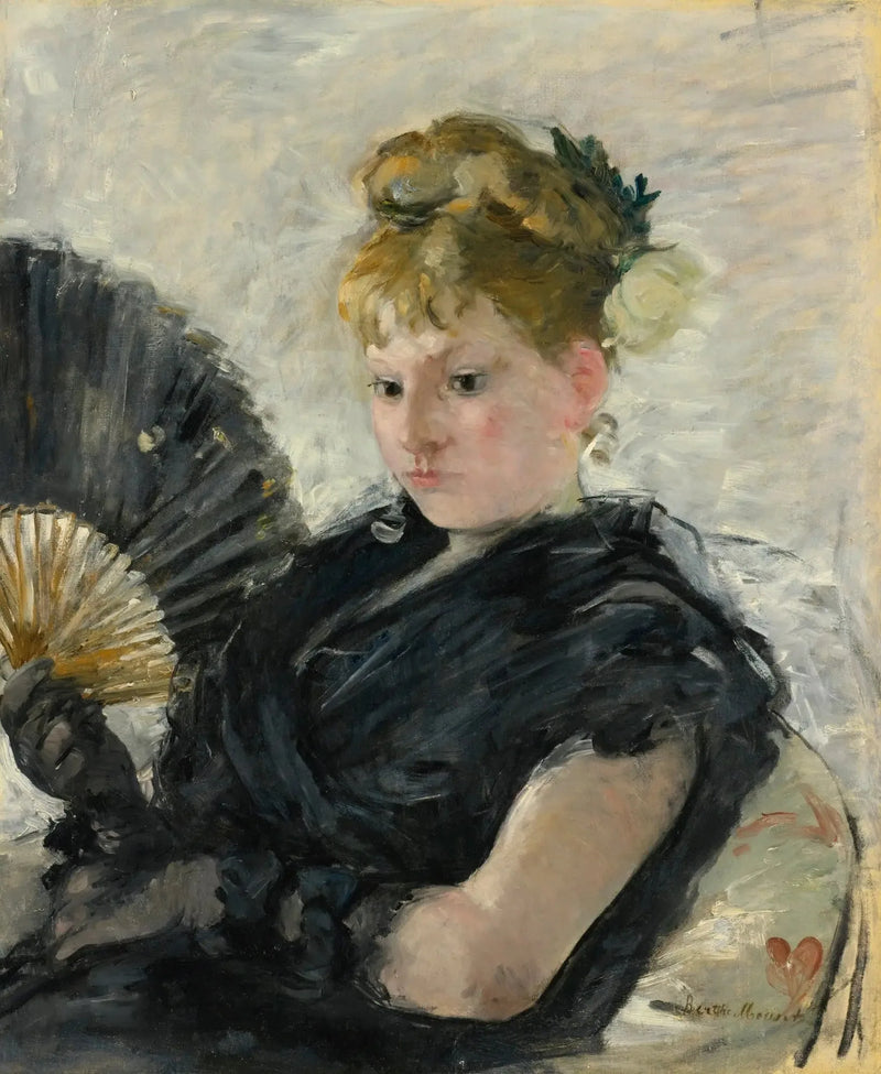 Kvinde med vifte - Berthe Morisot