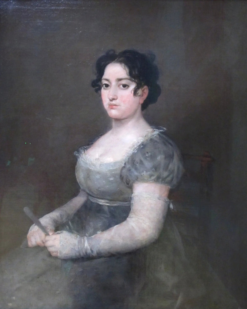 Kvinde med vifte - Francisco de Goya