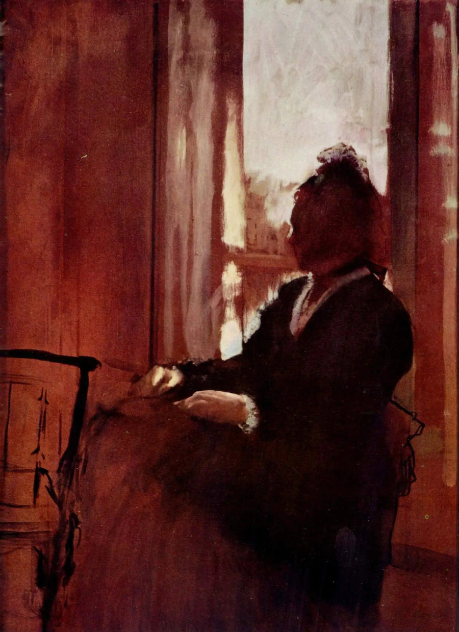 Kvinde ved vinduet - Edgar Degas